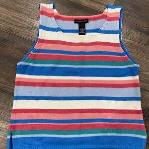 Goodclothes Striped Knit Tank - Blue, Pink, Cream, Coral, Lavender
